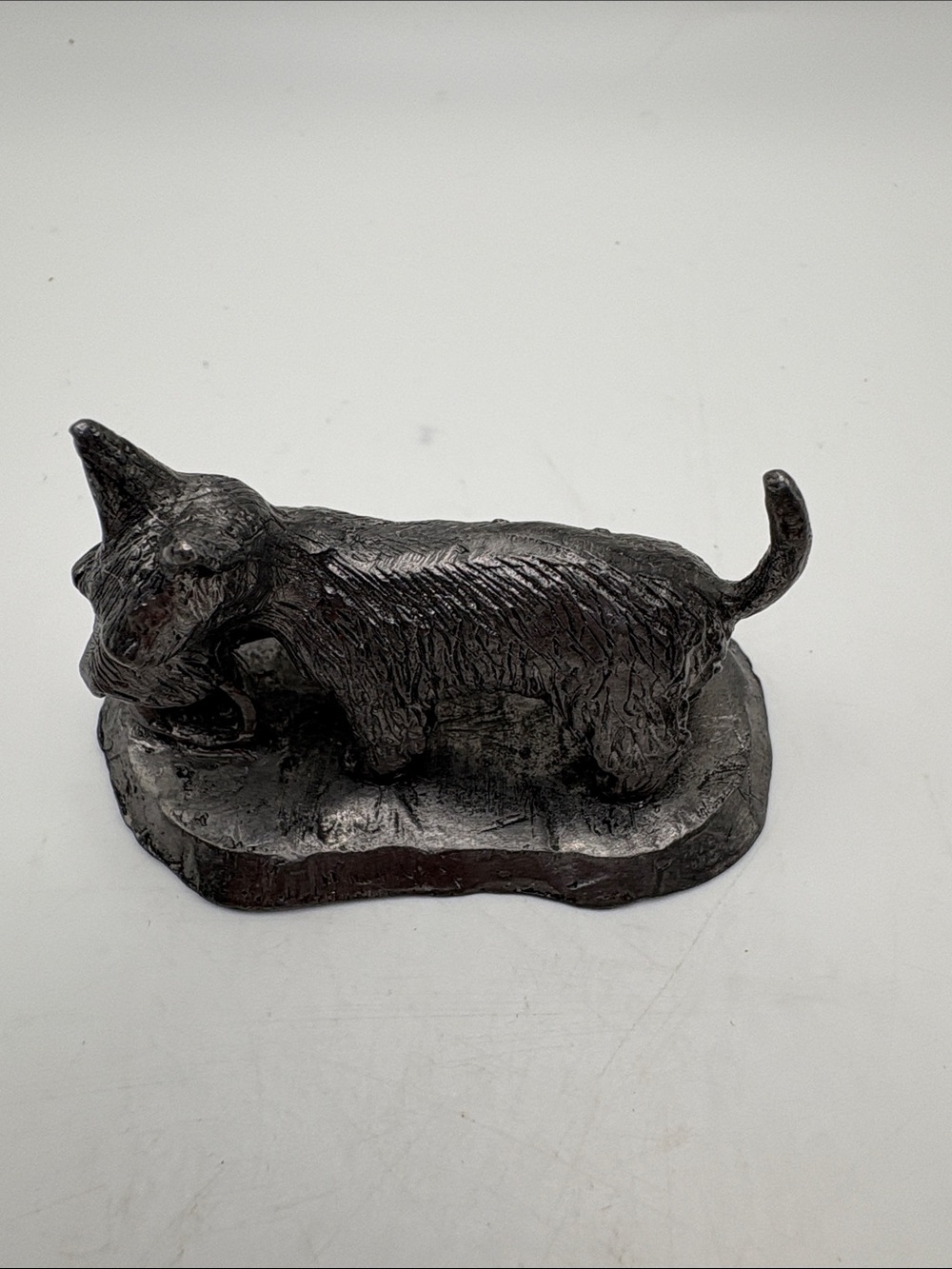 Pewter  Scottie Dog Figurine